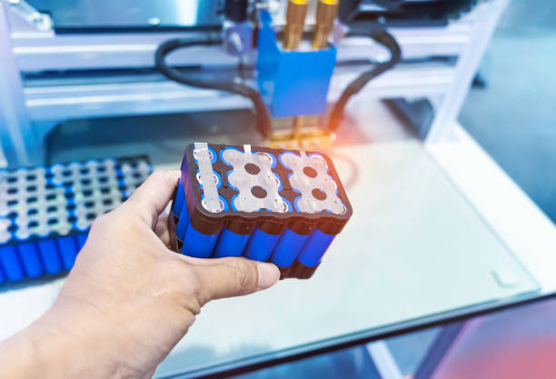 Picture of a Battery Pack Being Made