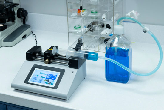 Syringe Pump on a desk